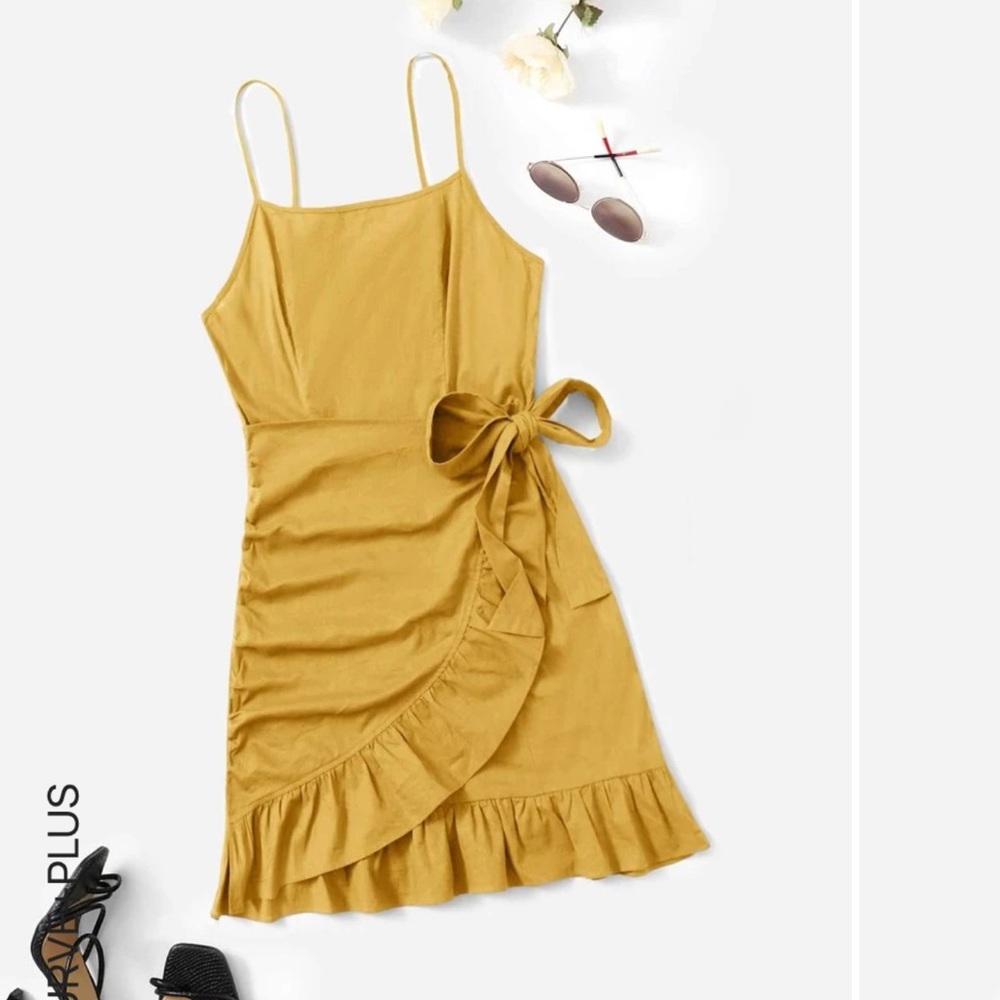 Shein // Yellow Dress